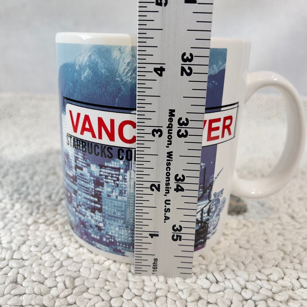 Starbucks Vancouver Coffee City Mug 1999 Stanley Park Granville Island Gastown - Picture 11 of 12